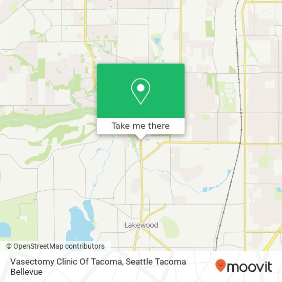 Mapa de Vasectomy Clinic Of Tacoma