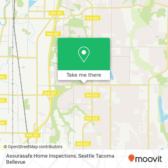 Mapa de Assurasafe Home Inspections