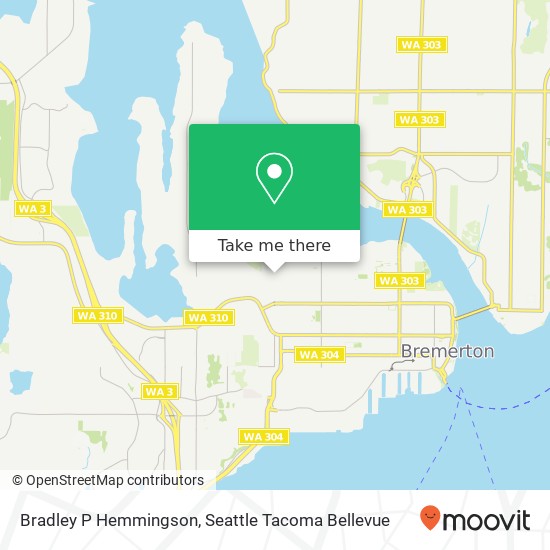 Mapa de Bradley P Hemmingson