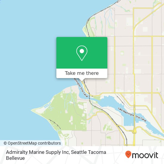 Admiralty Marine Supply Inc map