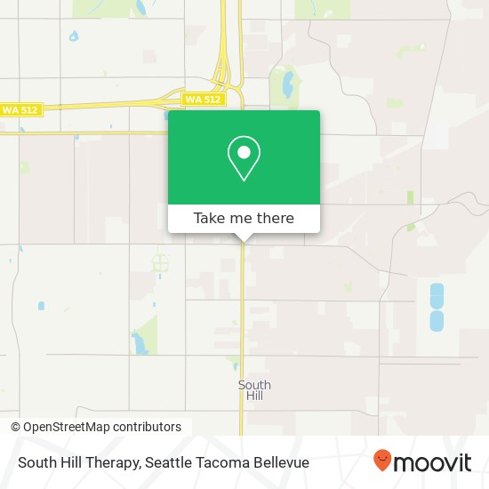 South Hill Therapy map