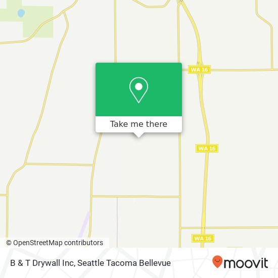Mapa de B & T Drywall Inc
