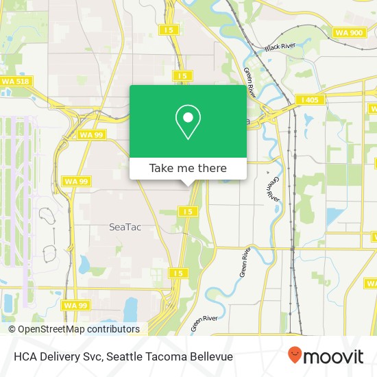 HCA Delivery Svc map