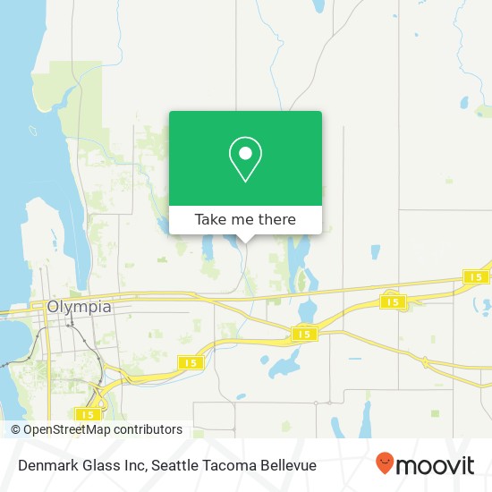 Denmark Glass Inc map