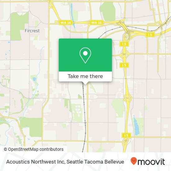 Acoustics Northwest Inc map