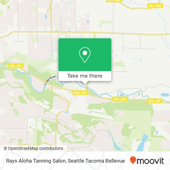 Mapa de Rays Aloha Tanning Salon