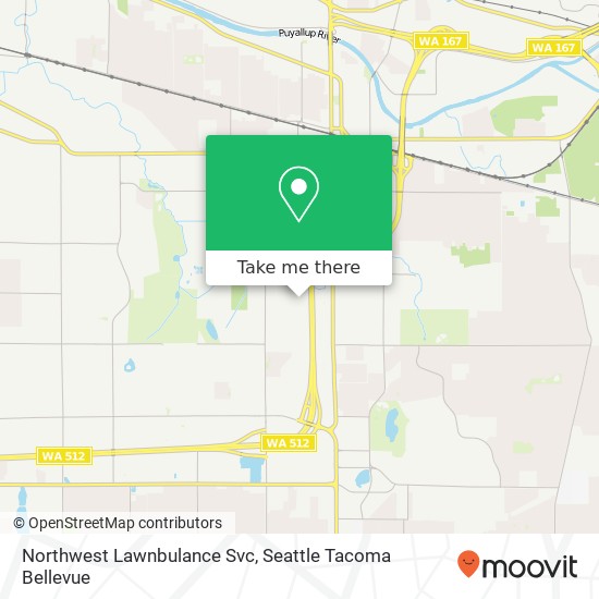 Northwest Lawnbulance Svc map