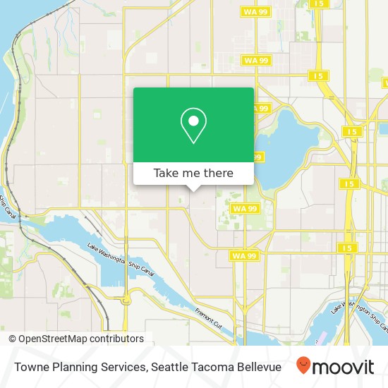 Towne Planning Services map