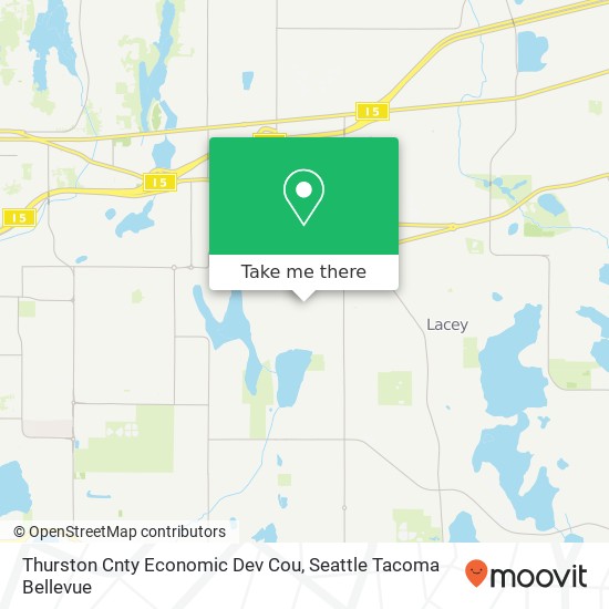 Thurston Cnty Economic Dev Cou map