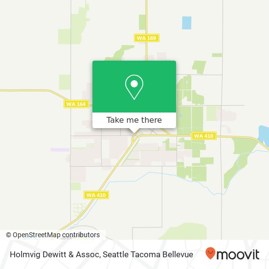 Holmvig Dewitt & Assoc map