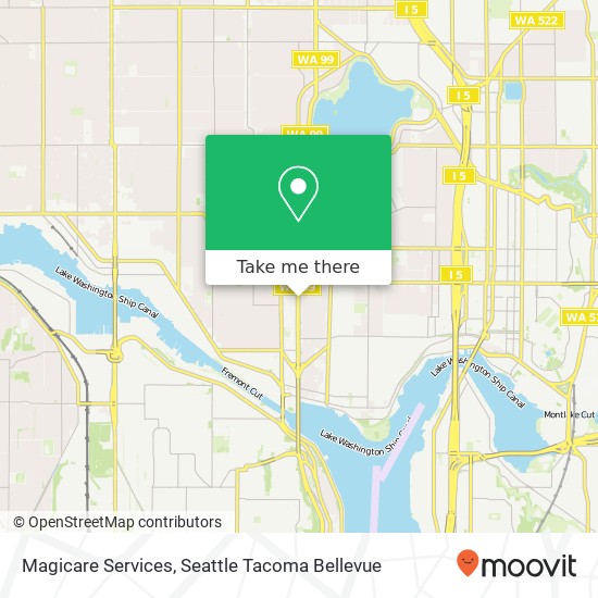 Magicare Services map