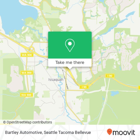 Bartley Automotive map