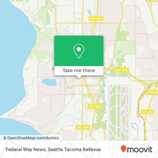 Mapa de Federal Way News