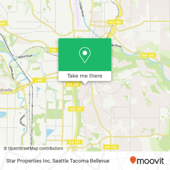Star Properties Inc map