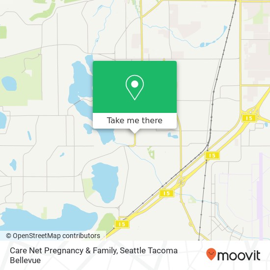 Care Net Pregnancy & Family map