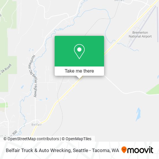 Belfair Truck & Auto Wrecking map
