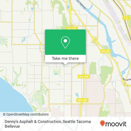 Mapa de Denny's Asphalt & Construction