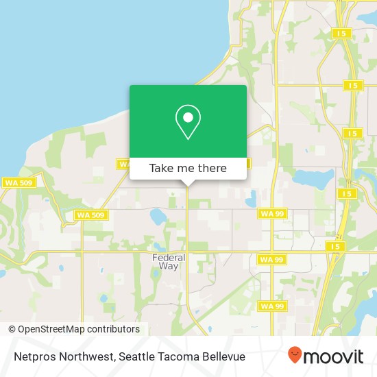 Mapa de Netpros Northwest