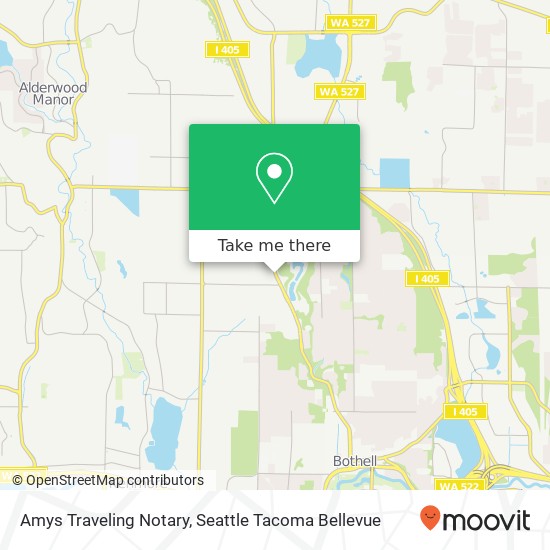 Mapa de Amys Traveling Notary