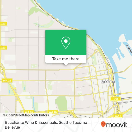 Bacchante Wine & Essentials map