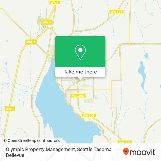 Olympic Property Management map