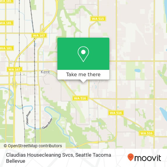 Mapa de Claudias Housecleaning Svcs
