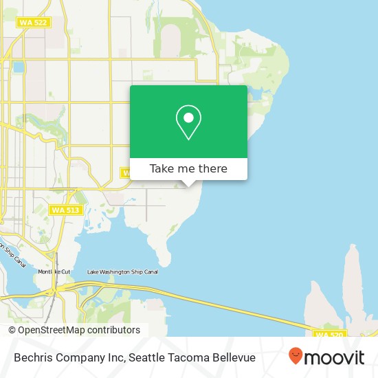 Bechris Company Inc map