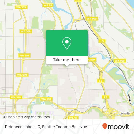 Mapa de Petspecs Labs LLC