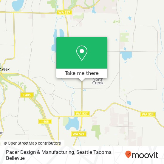 Mapa de Pacer Design & Manufacturing