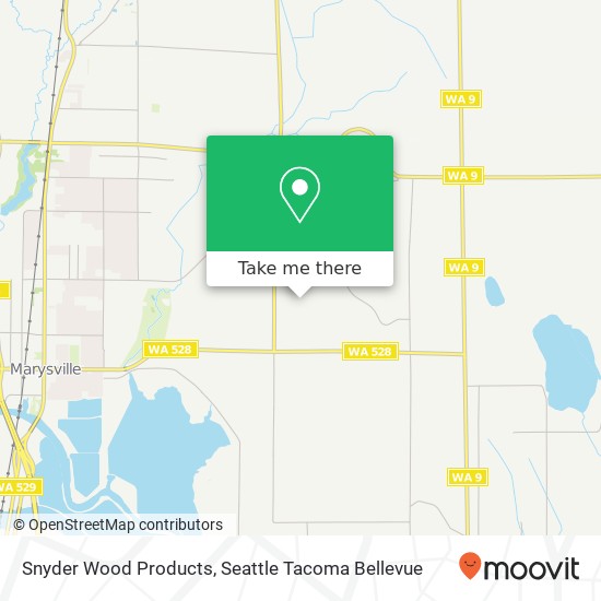 Snyder Wood Products map