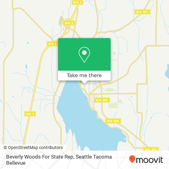 Beverly Woods For State Rep map