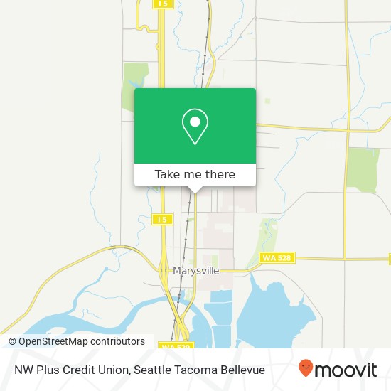 NW Plus Credit Union map