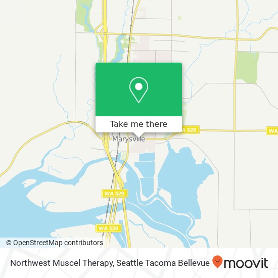 Northwest Muscel Therapy map