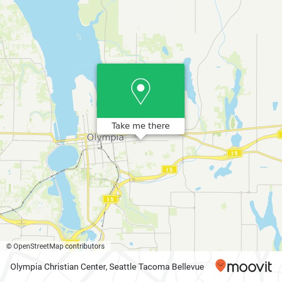 Olympia Christian Center map