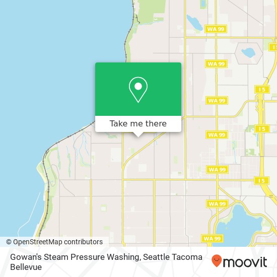 Mapa de Gowan's Steam Pressure Washing