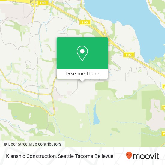 Klansnic Construction map