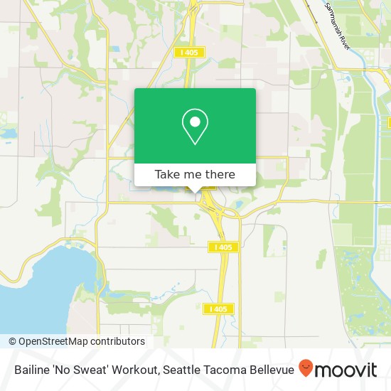 Mapa de Bailine 'No Sweat' Workout