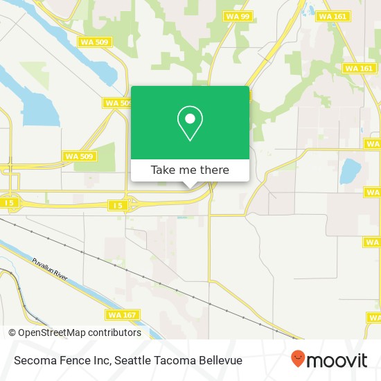 Mapa de Secoma Fence Inc