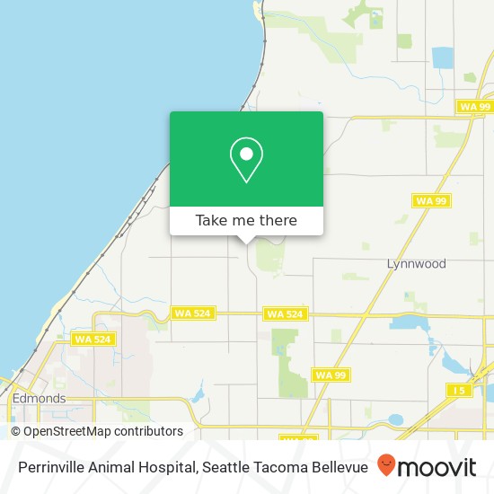 Mapa de Perrinville Animal Hospital