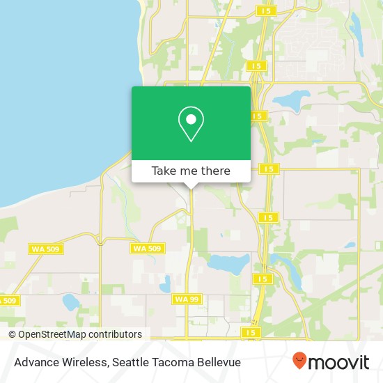 Advance Wireless map