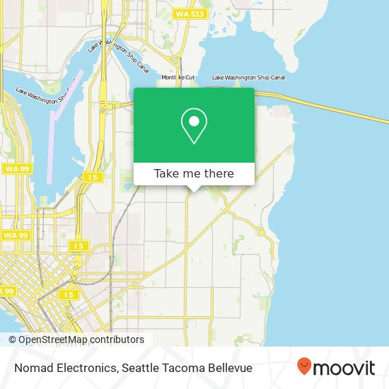 Mapa de Nomad Electronics