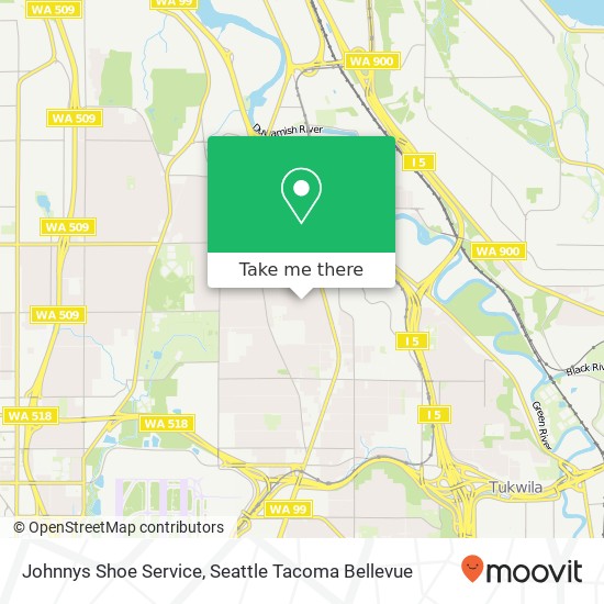 Johnnys Shoe Service map