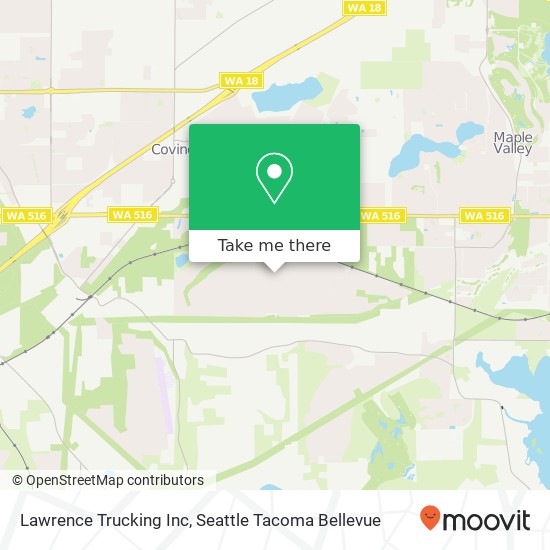 Lawrence Trucking Inc map