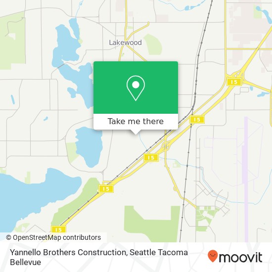 Yannello Brothers Construction map