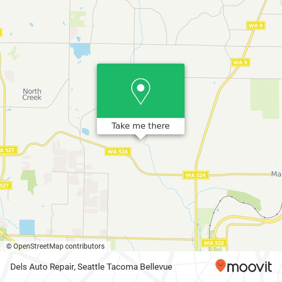 Dels Auto Repair map