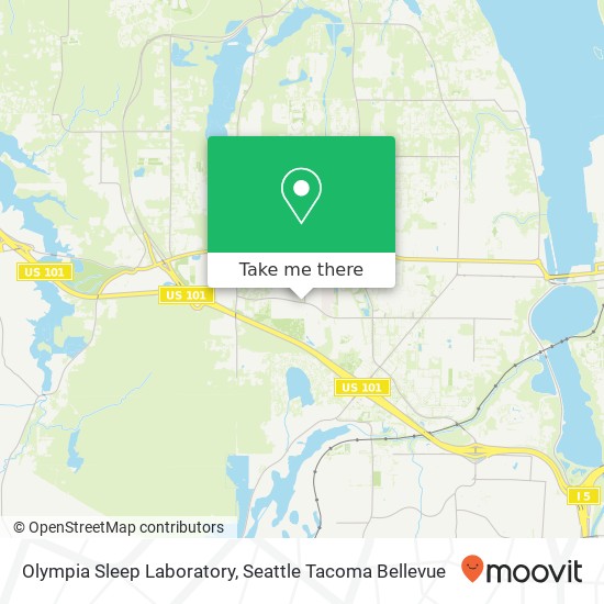 Olympia Sleep Laboratory map