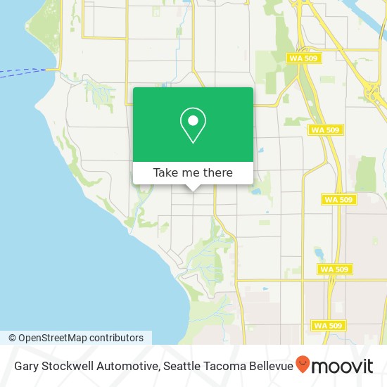 Mapa de Gary Stockwell Automotive