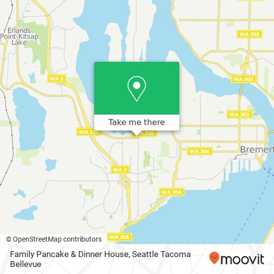 Mapa de Family Pancake & Dinner House