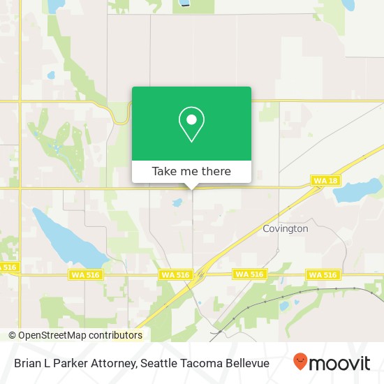 Brian L Parker Attorney map