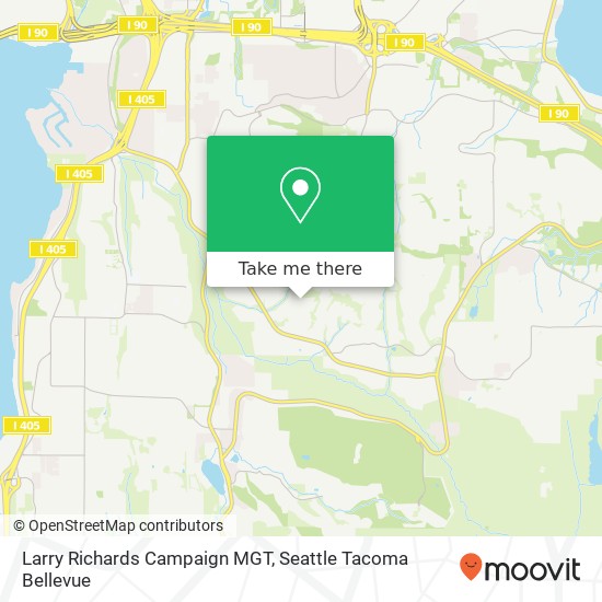 Mapa de Larry Richards Campaign MGT